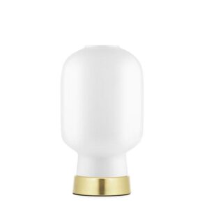 Normann Copenhagen Amp Bordlampe Hvid/Messing