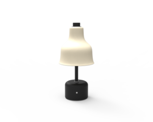 Nuad Avra genopladelig bordlampe - sort