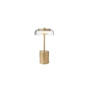 Nuura Blossi Transportabel Lampe Mini Nordisk Guld/Klar