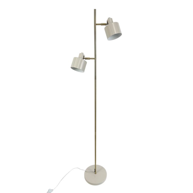 Ocean Gulvlampe Beige/Messing
