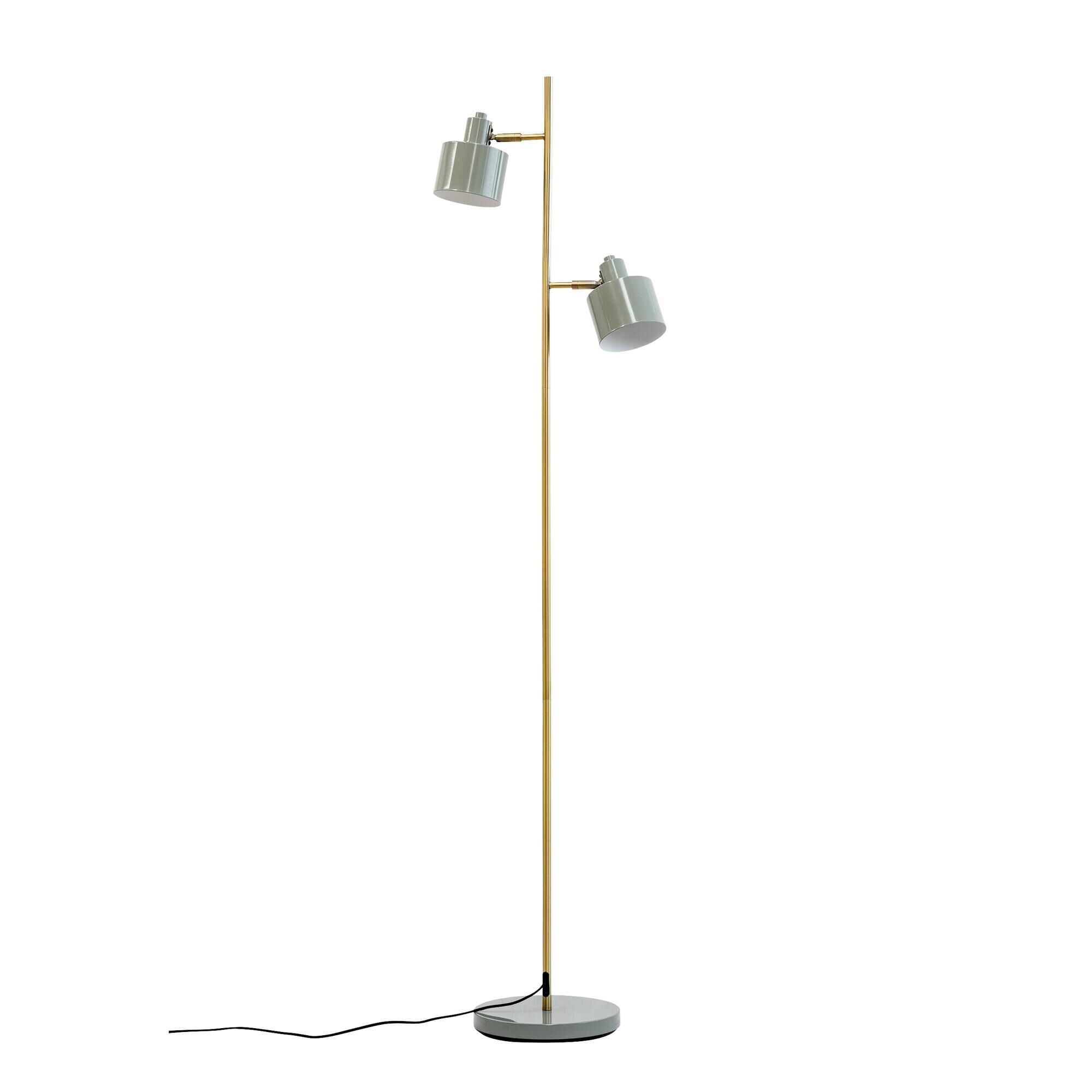 Ocean Gulvlampe Oliven/Messing