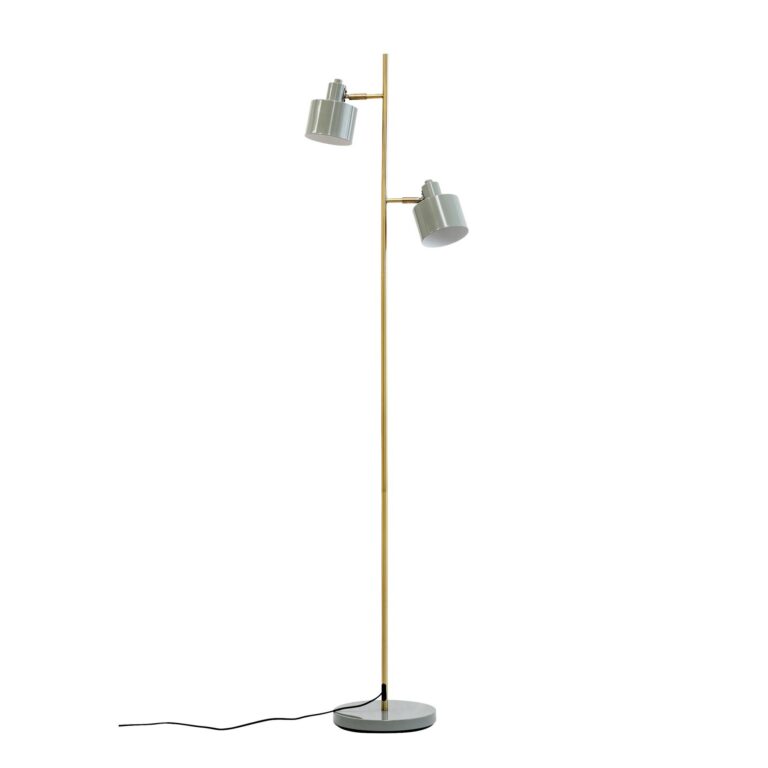 Ocean Gulvlampe Oliven/Messing
