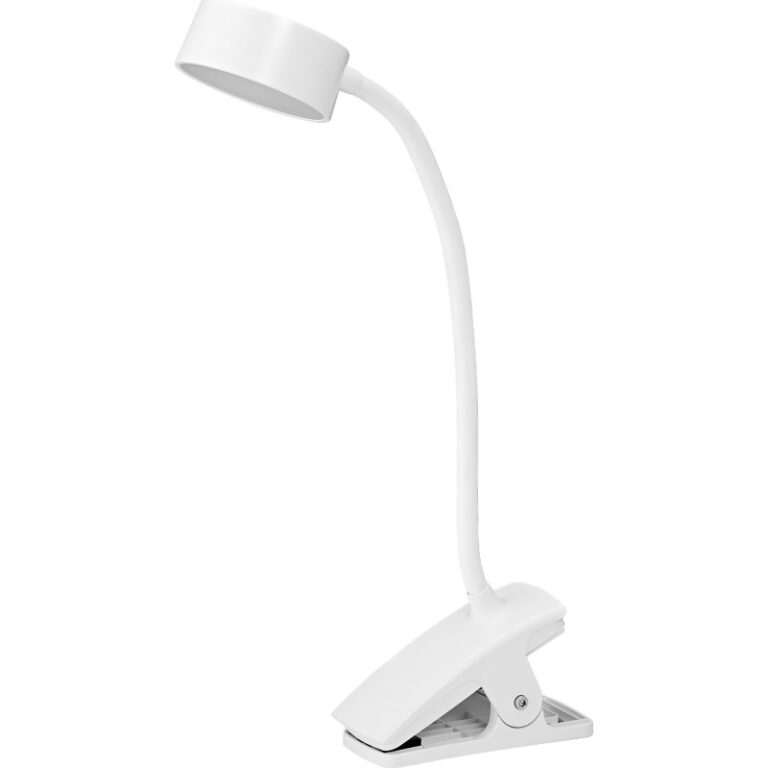 Osram Office Cylinder klemmelampe, hvid