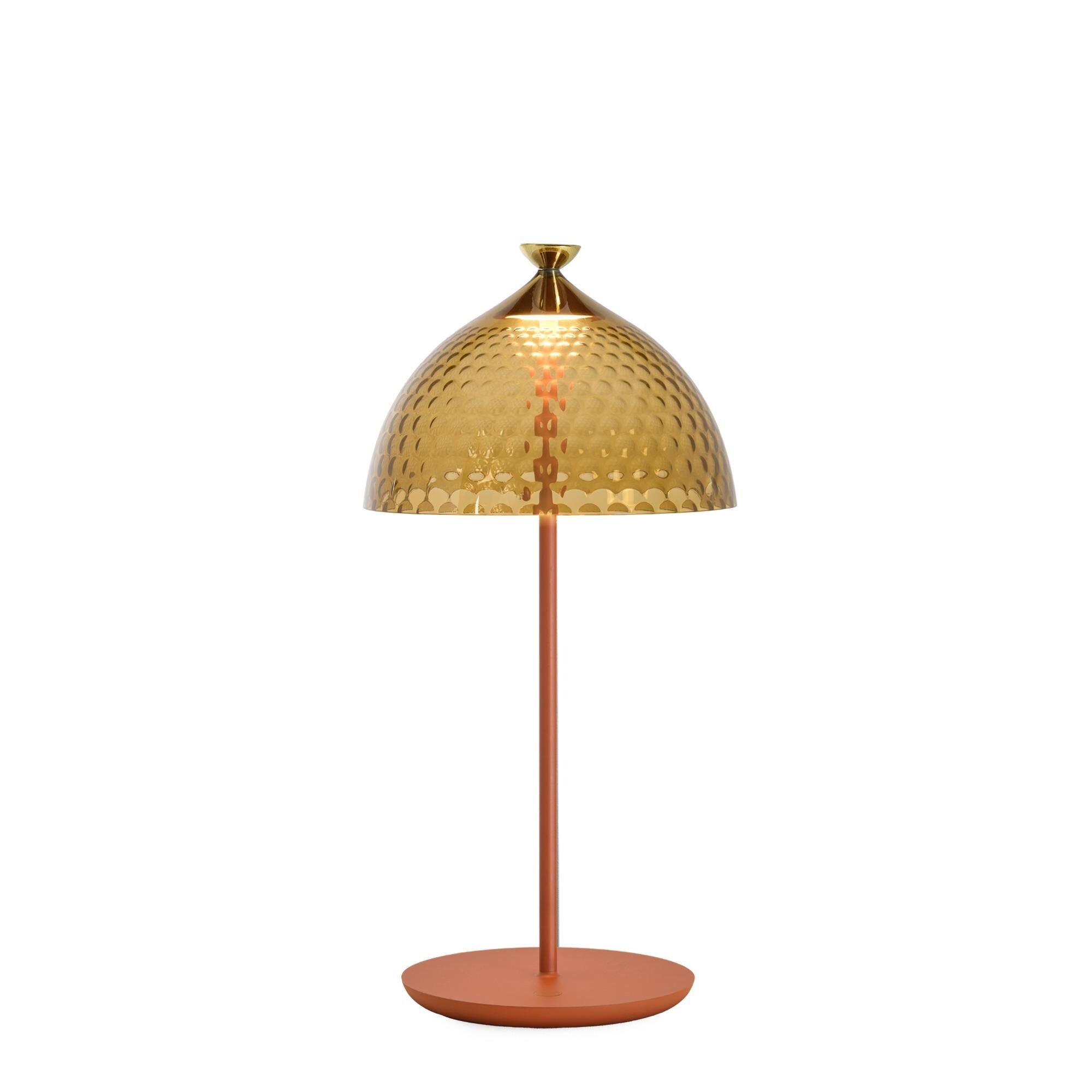PUMO Bordlampe Amber/Murstensrød
