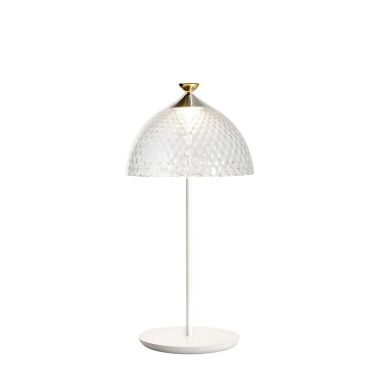 PUMO Bordlampe Transparent/Hvid