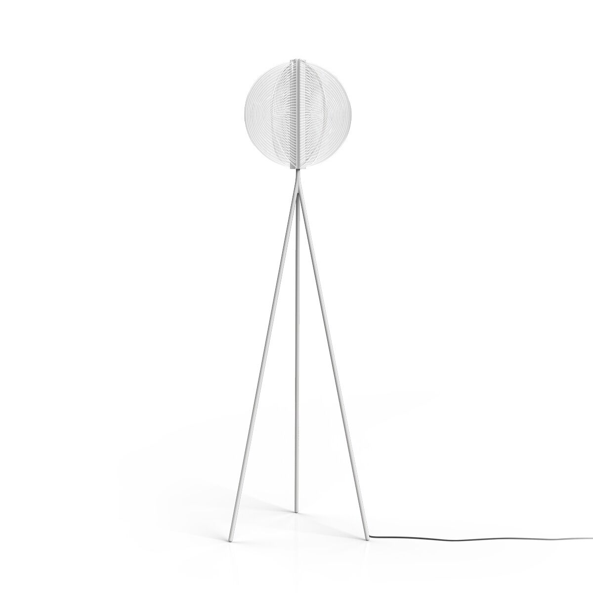 Papylia Gulvlampe H179 Poleret White 9003