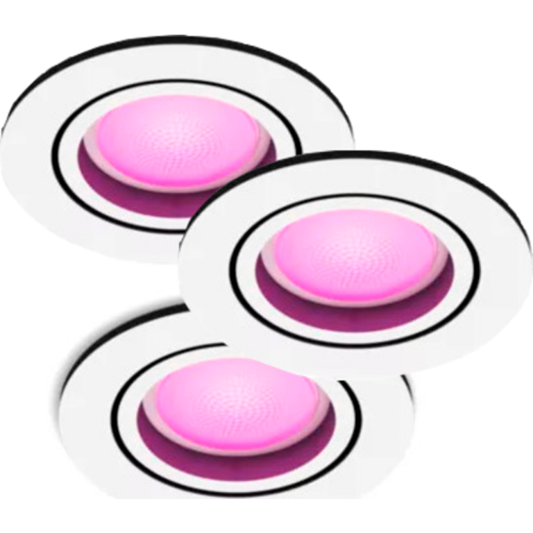 Philips Hue Centura indbygningsspot, hvid, 3-pak