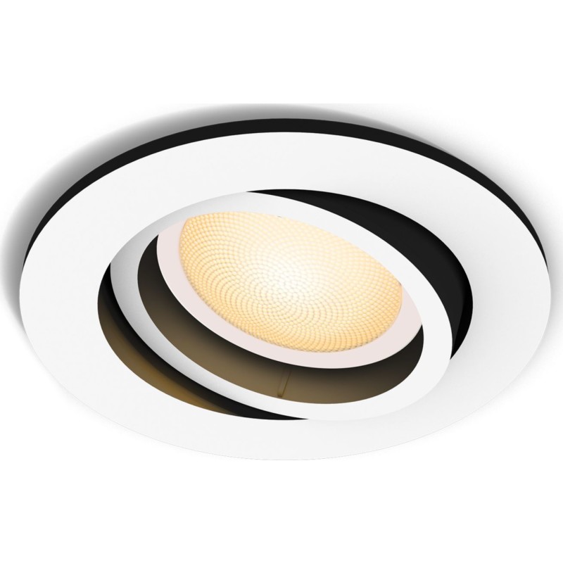 Philips Hue Milliskin Recessed Round indbygningsspot, hvid