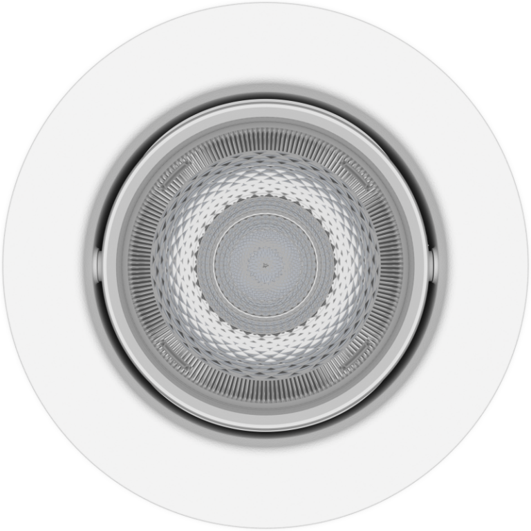 Philips myLiving Impala indbygningsspot, hvid