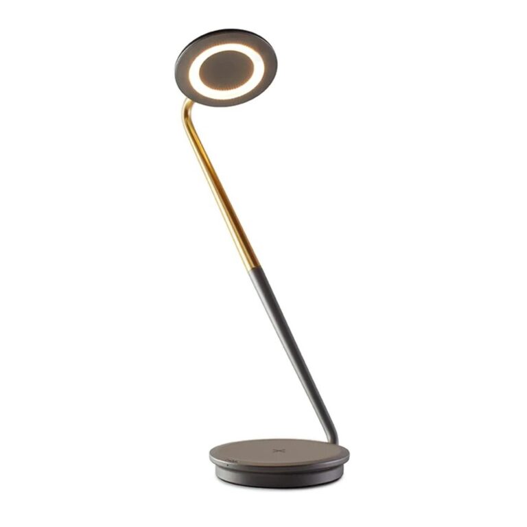 Pixo Plus Bordlampe Graphite/Messing