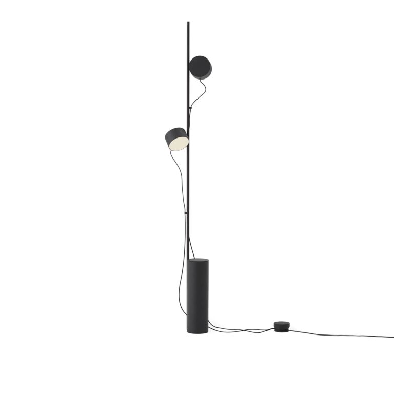 Post Gulvlampe Sort