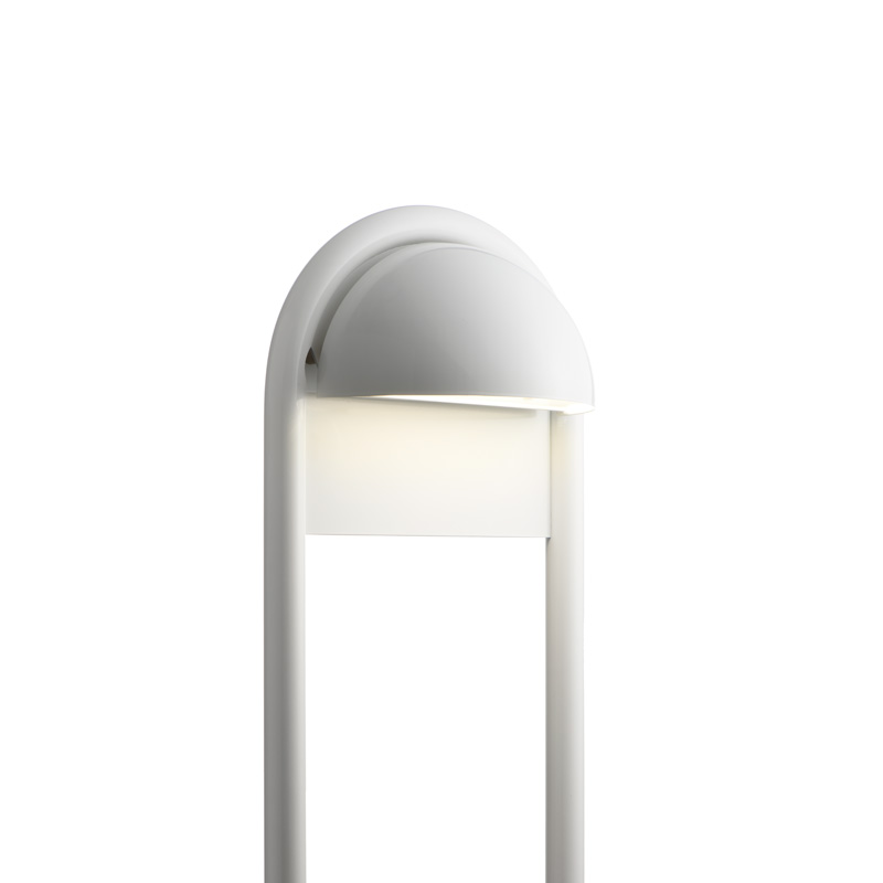 Rørhat m. stander 70 cm Hvid - Så længe lager haves- LIGHT-POINT