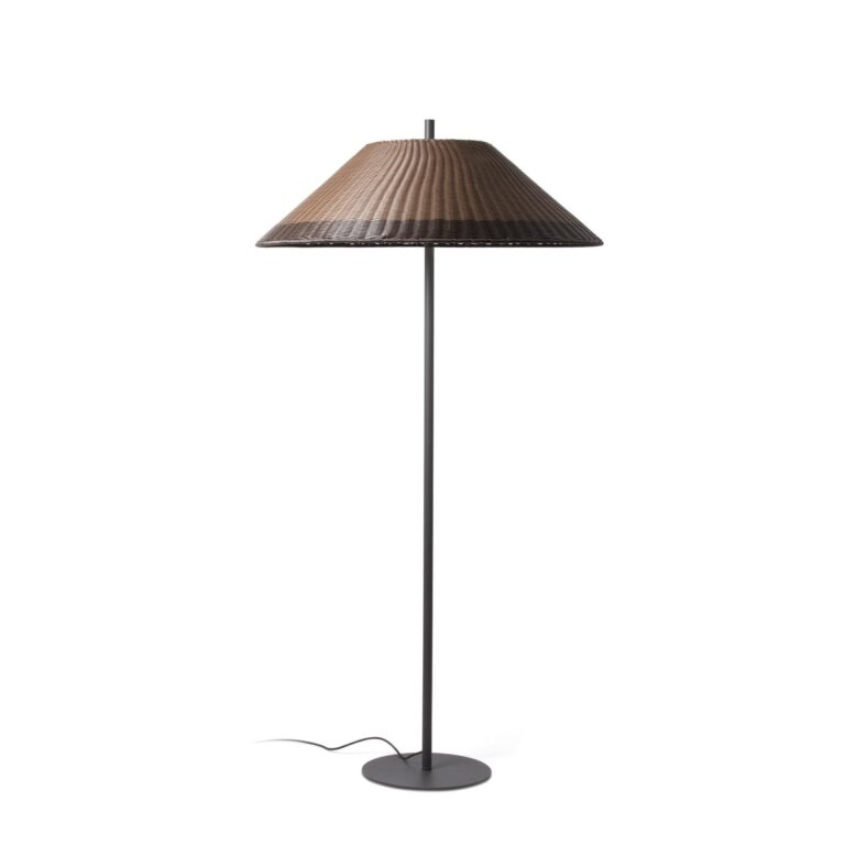 SAIGON OUT 2M W100 Gulvlampe Grå/Brun