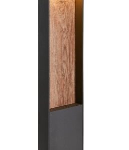 SLV Flatt Pole havelampe - brun/65 cm
