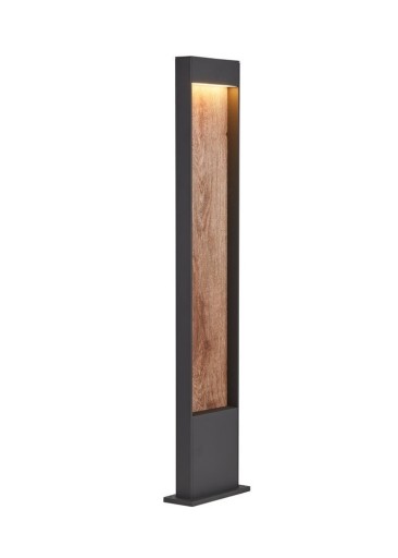 SLV Flatt havelampe - brun/100 cm