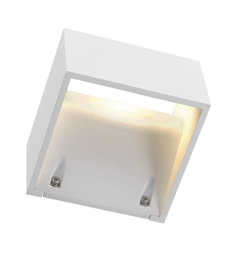 SLV Logs up- & downlight udendørs væglampe - hvid