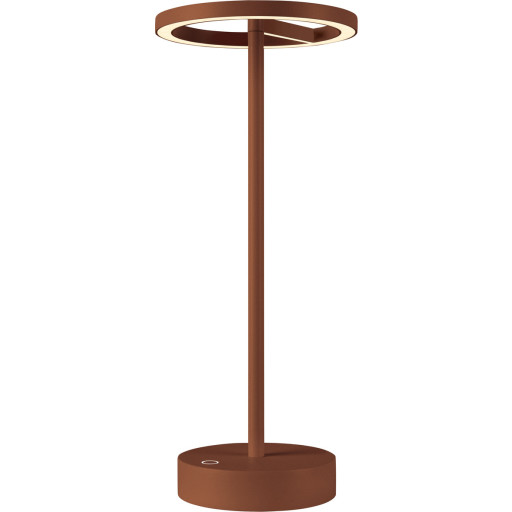 SLV Vinolina One genopladelig bordlampe, rustfarvet