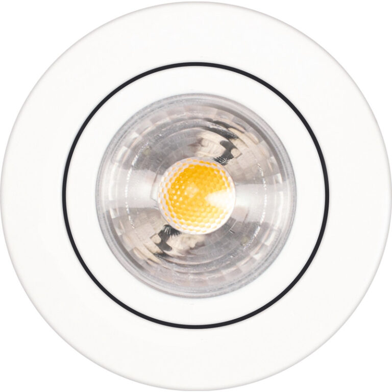 Scan Products Claudia Loop indbygningsspot, 3000K, mat hvid