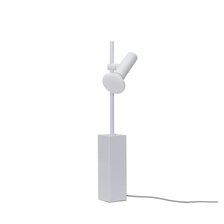 Set Bordlampe Lysegrå