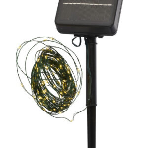 Sirius Knirke solcelle lyskæde 80LED - 7,9 meter