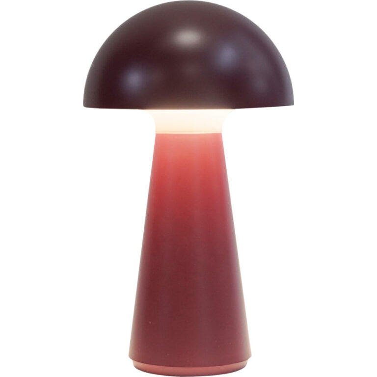 Sirius Sam genopladelig bordlampe, rød