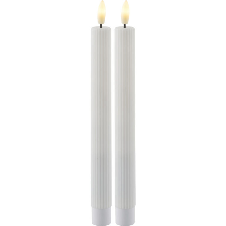 Sirius Smilla LED kronelys, genopladelig, hvid