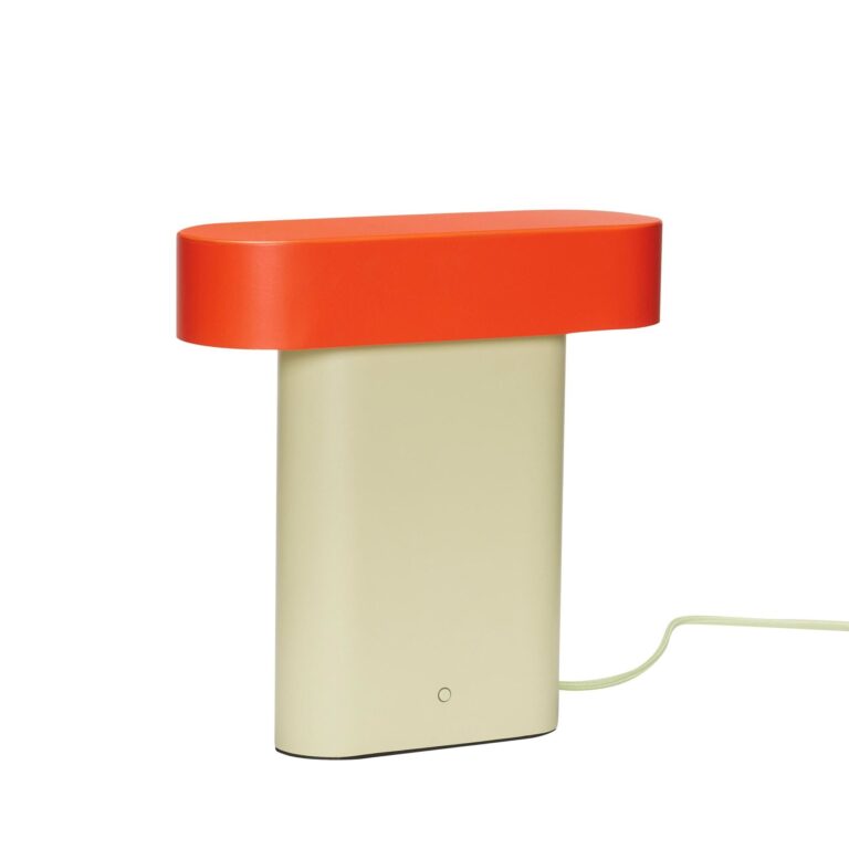 Sleek Bordlampe Grøn/Rød