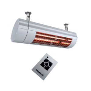Solamagic Eco+ Pro Arc terrassevarmer 2000W - lysegrå