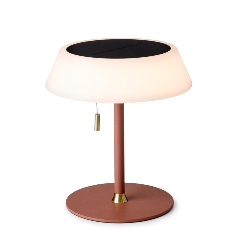 Solar Transportabel Lampe Terracotta
