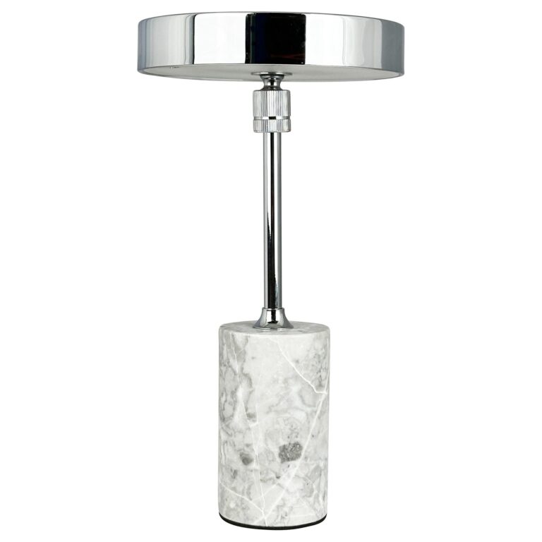 Starlight Bordlampe Krom/Grå Marmor