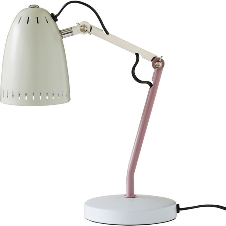 Superliving Dynamo bordlampe, lyserød