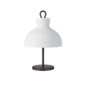 TATO Arenzano Bordlampe Lav Hvid & Bronze