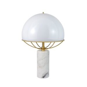 TATO Jil Bordlampe Hvid/Messing & Hvid Marmor