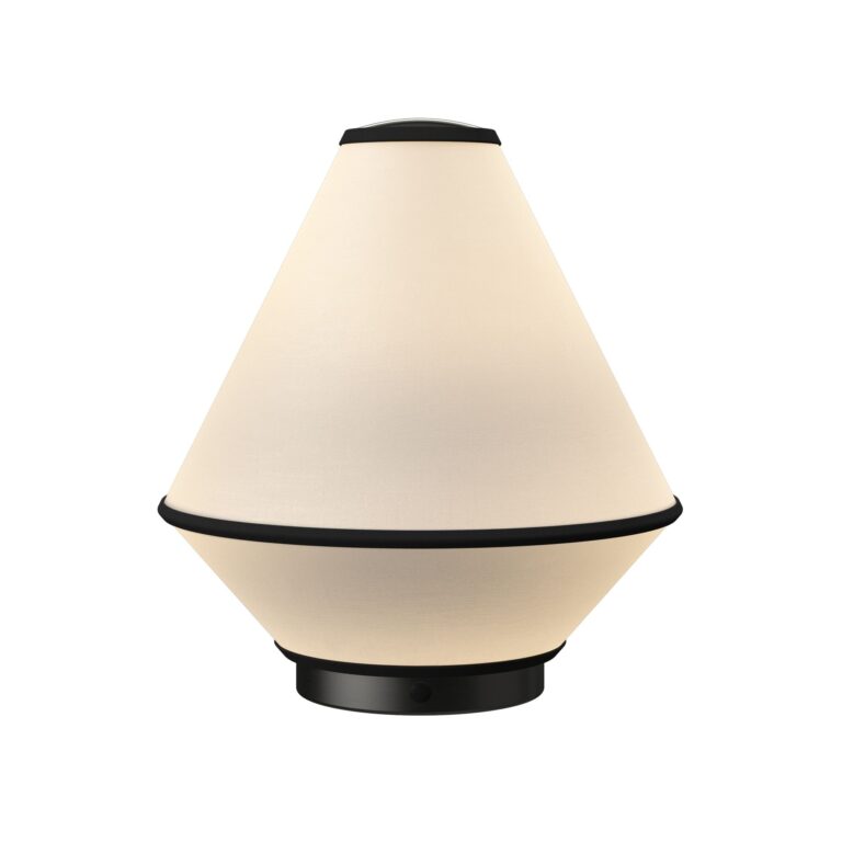 Tafta Transportable Lampe Sort/Off-White