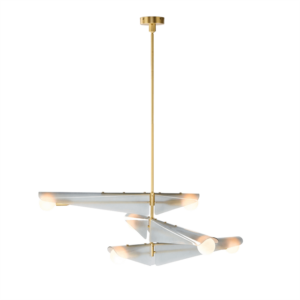 Tala Sycamore 3 Loftlampe Messing/Dawn Grey