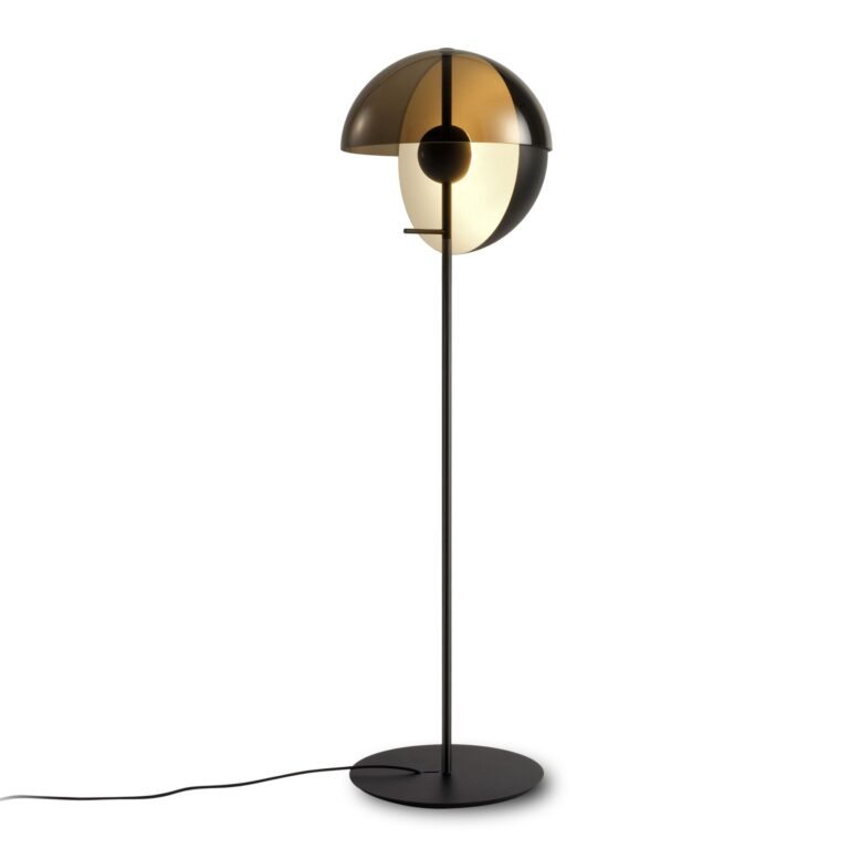 Theia Gulvlampe Sort