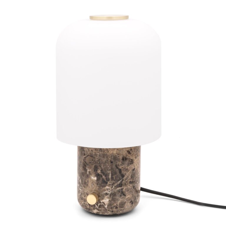 Tokyo Bordlampe Hvid/Mørkebrun