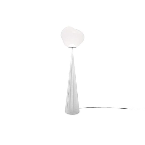 Tom Dixon Melt Cone Fat Gulvlampe Opal/Sølv