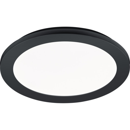 Trio Lighting Camillus loftlampe, sort, Ø26 cm