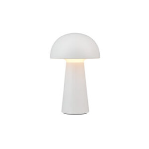 Trio Lighting Lennon genopladelig bordlampe - hvid