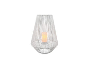 Trio Lighting Mineros solcelle bordlampe - Ø51-hvid