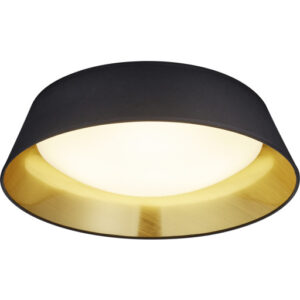 Trio Lighting Ponts loftlampe, sort, Ø45 cm