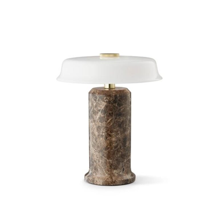 Trip No. 2 Transportabel Lampe Dark Emperador Marble/Glossy Opal