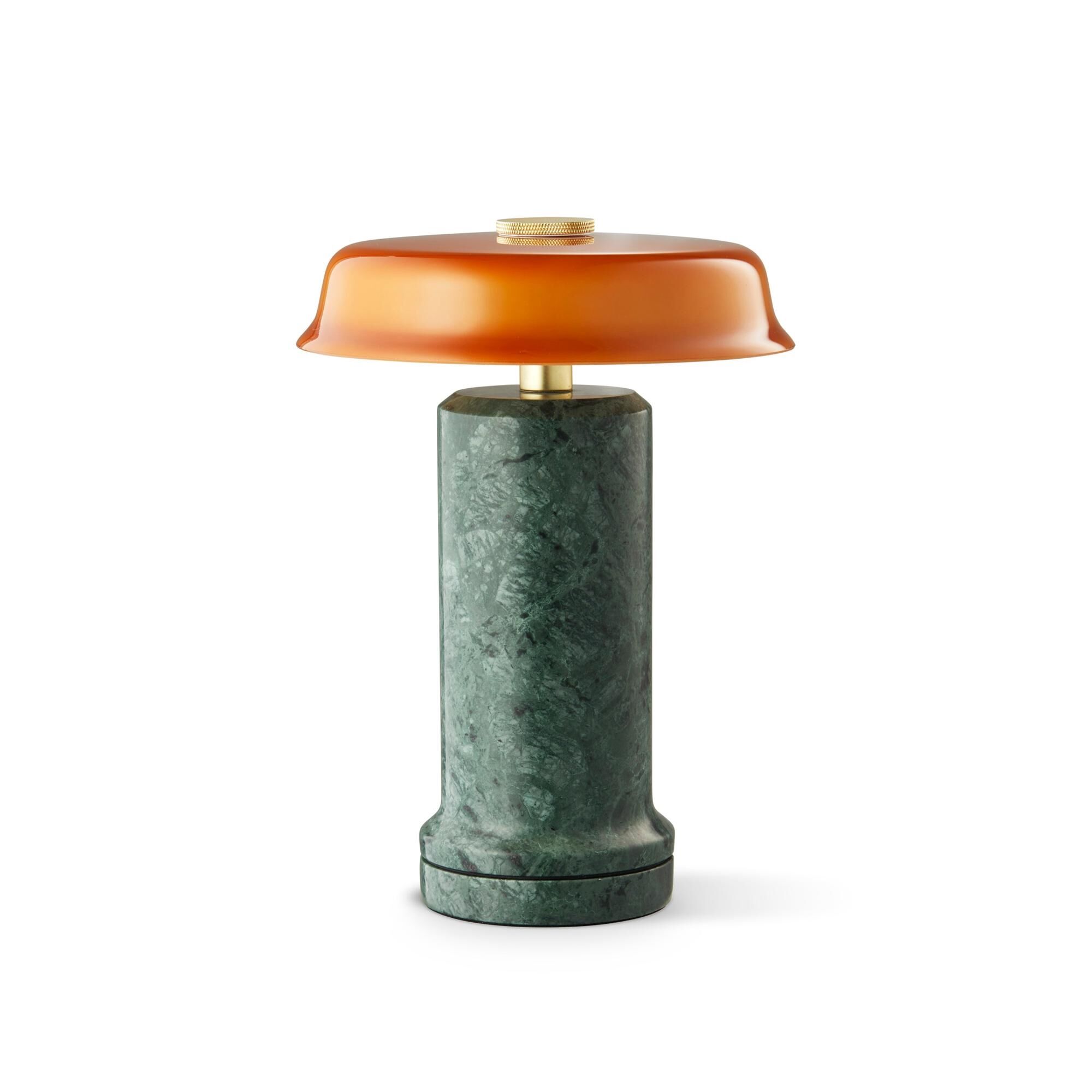 Trip No. 2 Transportabel Lampe Moss Marble/Amber