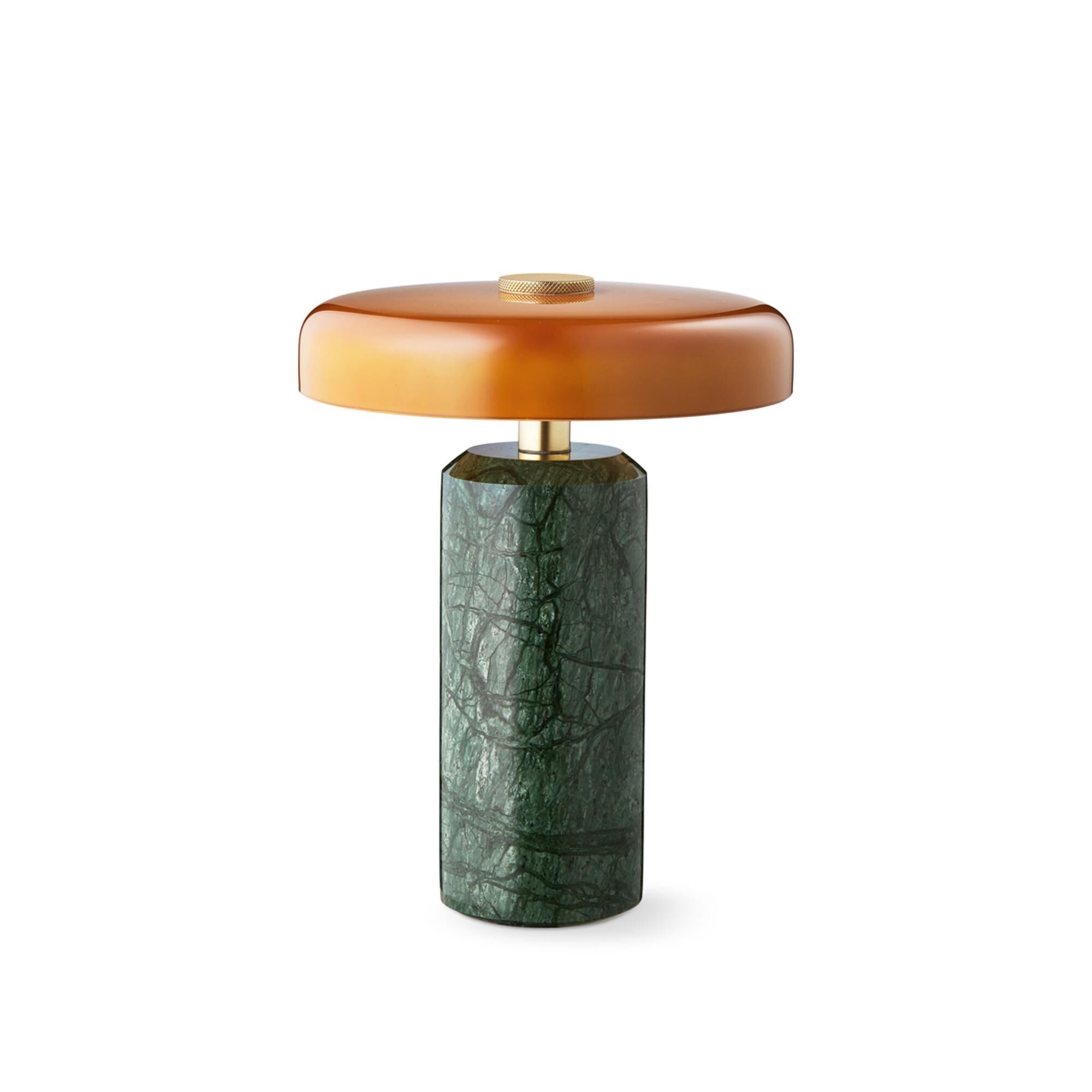 Trip Transportabel Lampe Moss Marble/Amber
