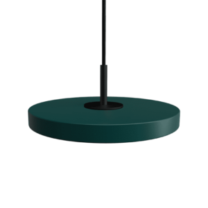 Umage Asteria Micro Pendel Med Lysdæmper Forest Green/Sort Top