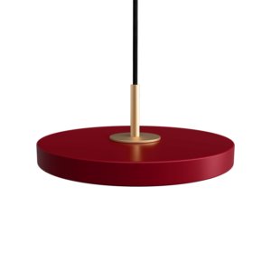 Umage Asteria Micro Pendel Ruby Red/Stål Top
