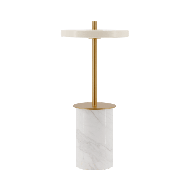 Umage Asteria Move Transportabel Lampe Mini Hvid Marmor