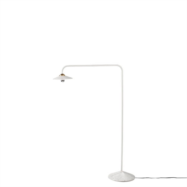 Valerie Objects Standing Lamp N°1 Gulvlampe Marmor/Hvid