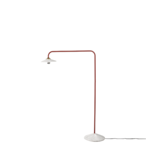 Valerie Objects Standing Lamp N°1 Gulvlampe Marmor/Menie Red